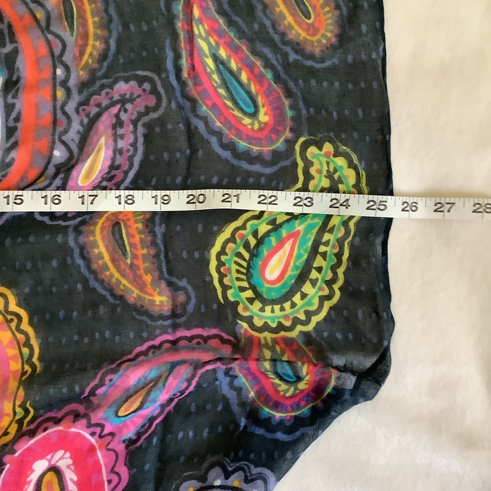 NWOT Vera Bradley Paisley Scarf - Picture 10 of 12